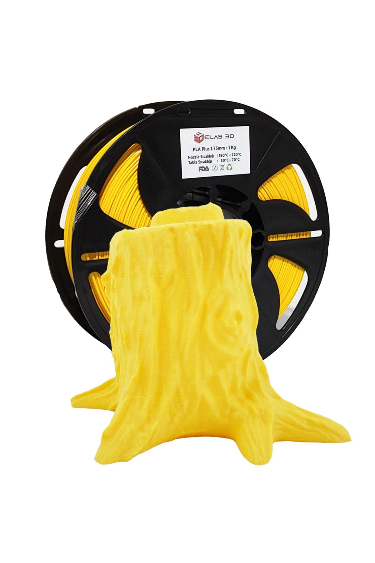 Elas%201.75mm%20Sarı%20PLA%20Plus%20Filament