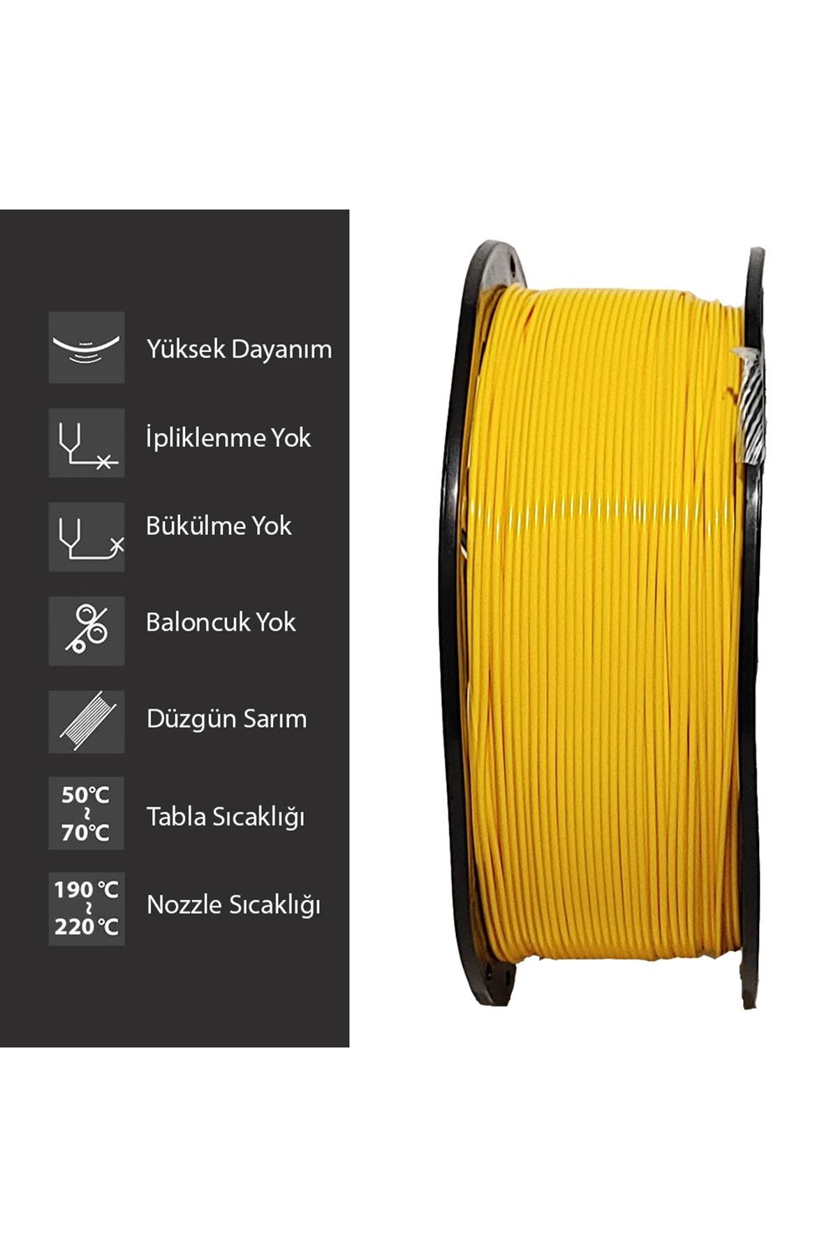 Elas%201.75mm%20Sarı%20PLA%20Plus%20Filament