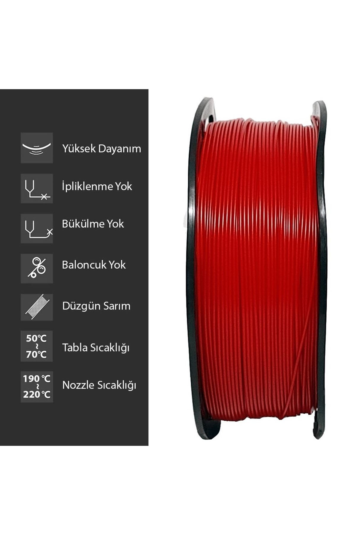 Elas%201.75mm%20Kırmızı%20PLA%20Plus%20Filament