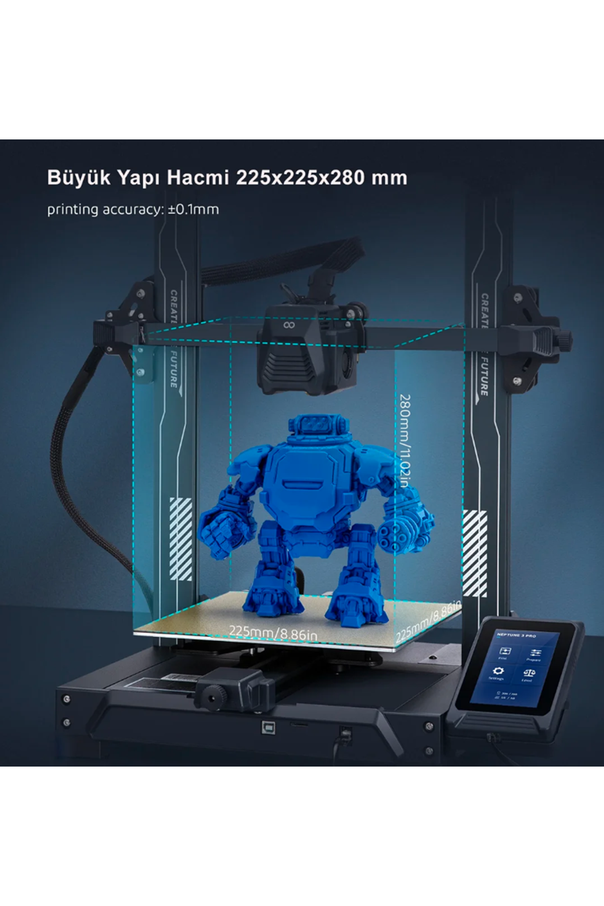 ELEGOO%20Neptun%203%20Pro%20FDM%203D%20Yazıcı