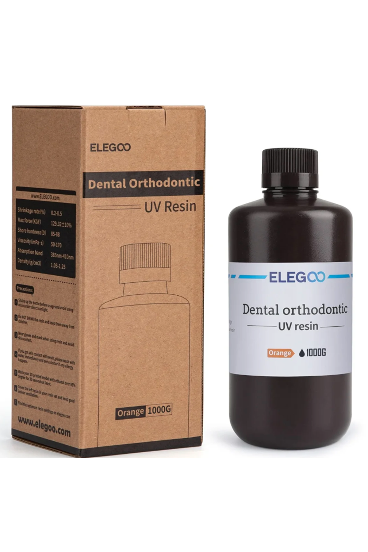 ELEGOO%20Dental%20Ortodontik%20UV%20Reçine%20-%20Turuncu