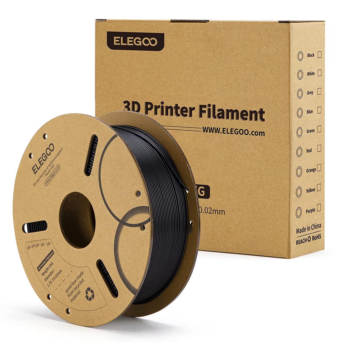 ELEGOO%20PLA%20Filament%20Siyah%201KG