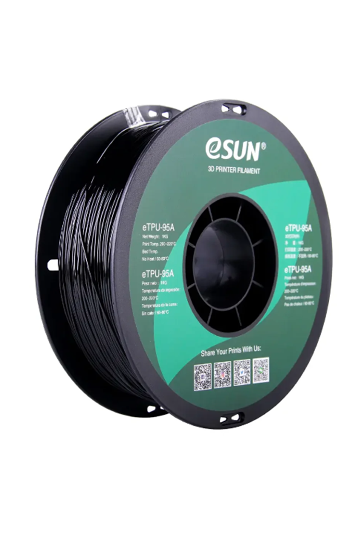 Esun%20eTPU-95A%20Filament%20Siyah