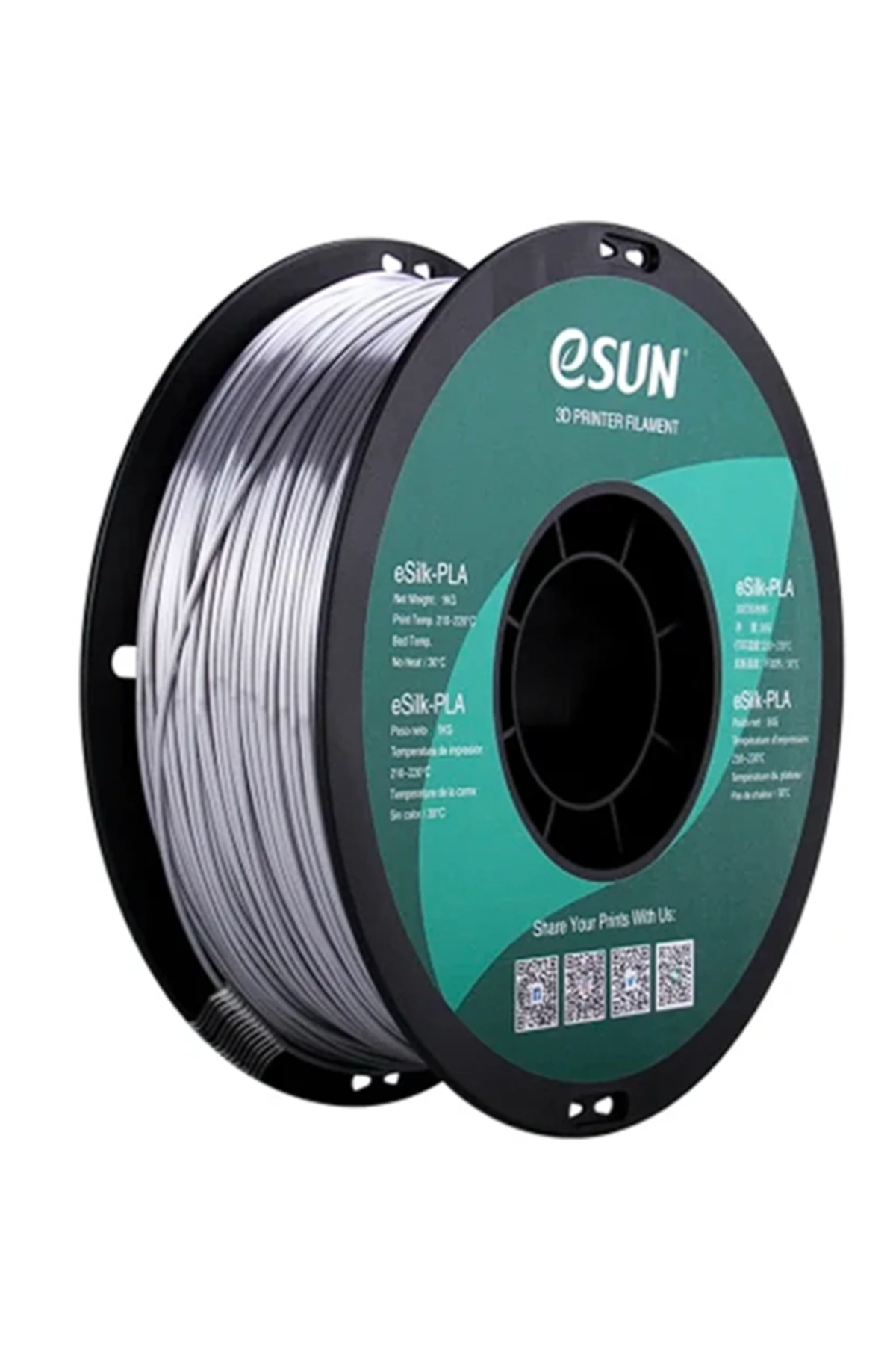 Esun%20eSilk-PLA%20Filament%20Gümüş